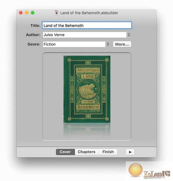 Audiobook Builder settings