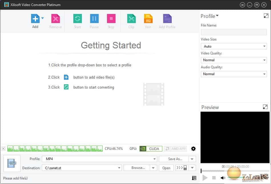 Xilisoft Video Converter Platinum 1