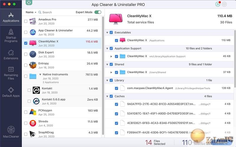 App Cleaner main window 3