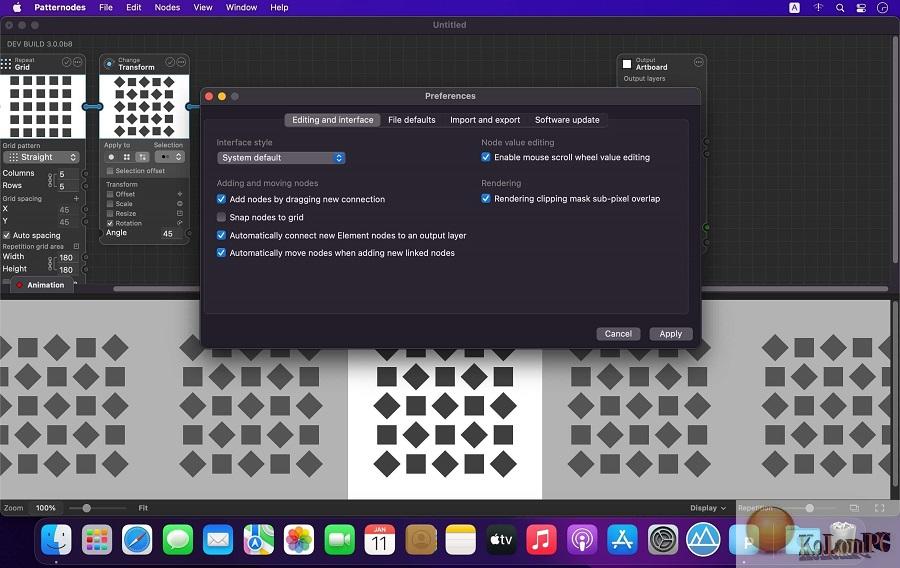 PatterNodes review
